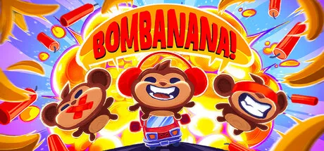 Official BOMBANANA Steam store header showing the cooperative bomb-defusal game and title